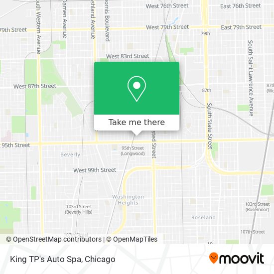 King TP's Auto Spa map