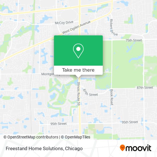 Freestand Home Solutions map