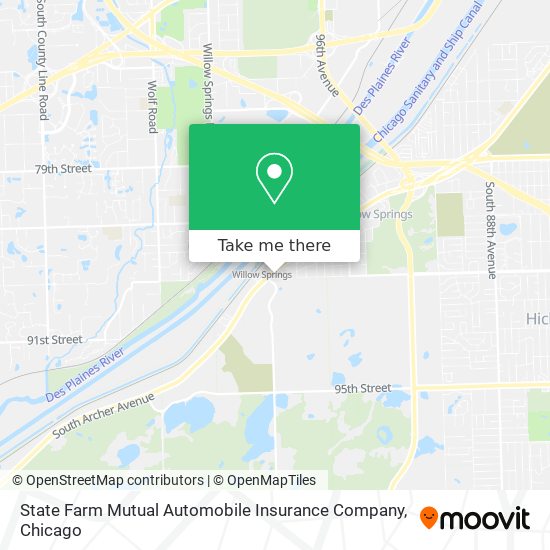 State Farm Mutual Automobile Insurance Company map