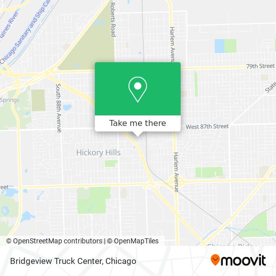 Bridgeview Truck Center map