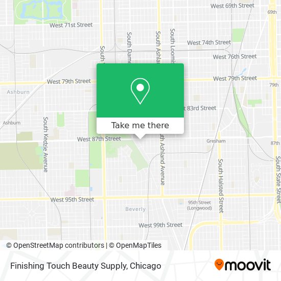 Finishing Touch Beauty Supply map