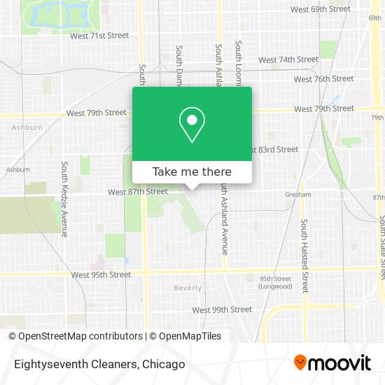 Eightyseventh Cleaners map