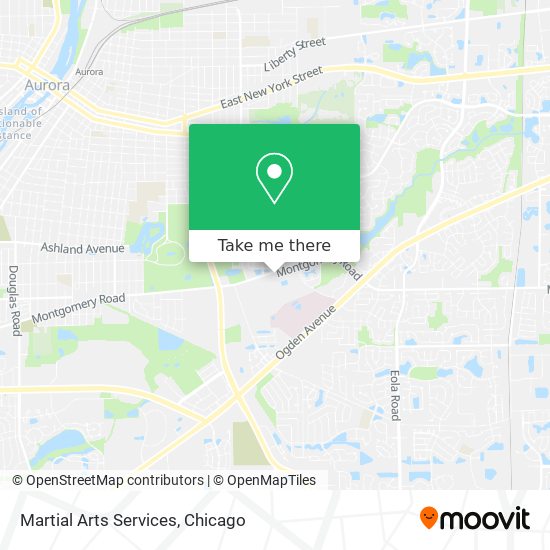 Martial Arts Services map