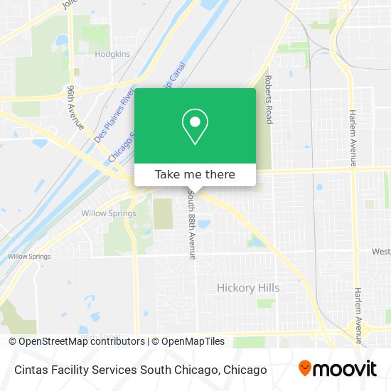 Mapa de Cintas Facility Services South Chicago