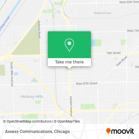 Axxess Communications map