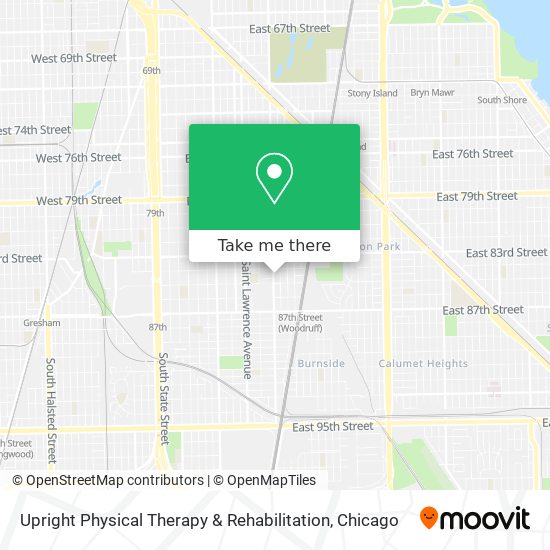 Upright Physical Therapy & Rehabilitation map