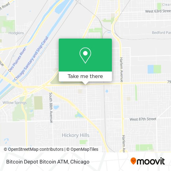 Mapa de Bitcoin Depot Bitcoin ATM