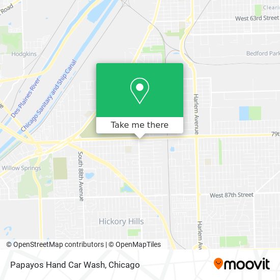 Papayos Hand Car Wash map