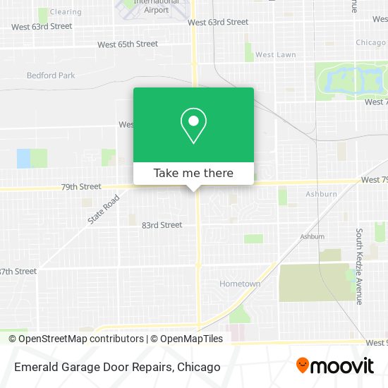 Emerald Garage Door Repairs map