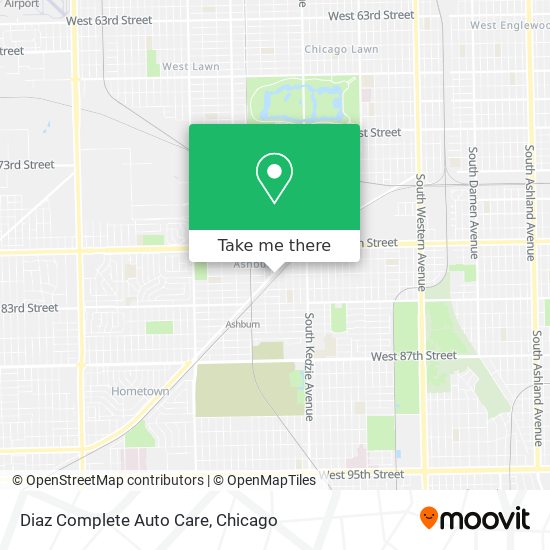 Diaz Complete Auto Care map