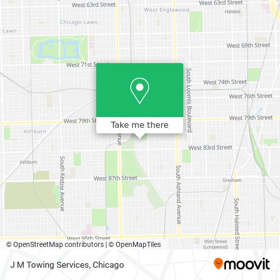 J M Towing Services map