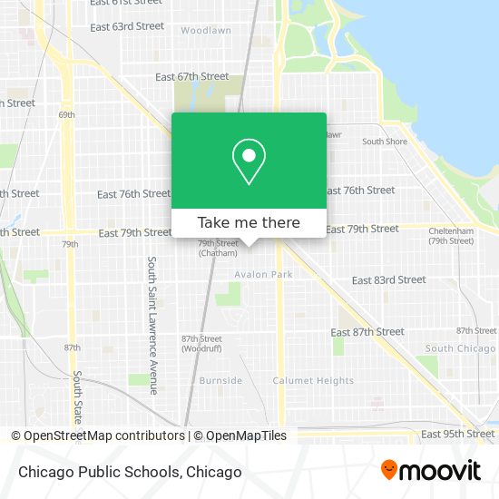 Chicago Public Schools map