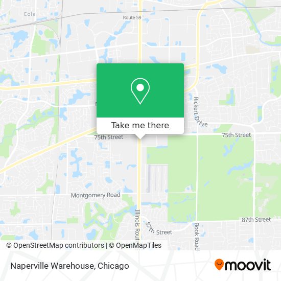 Naperville Warehouse map