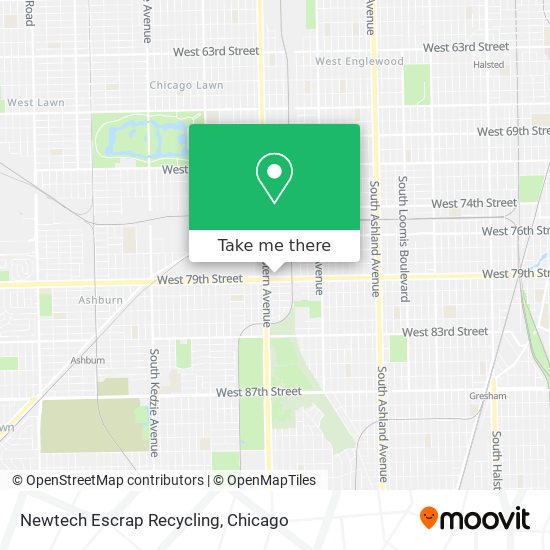 Newtech Escrap Recycling map