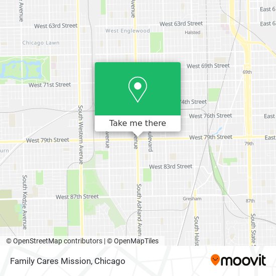 Family Cares Mission map