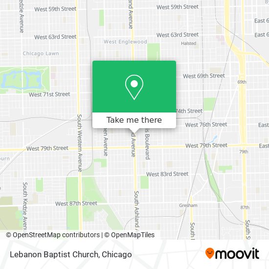 Lebanon Baptist Church map