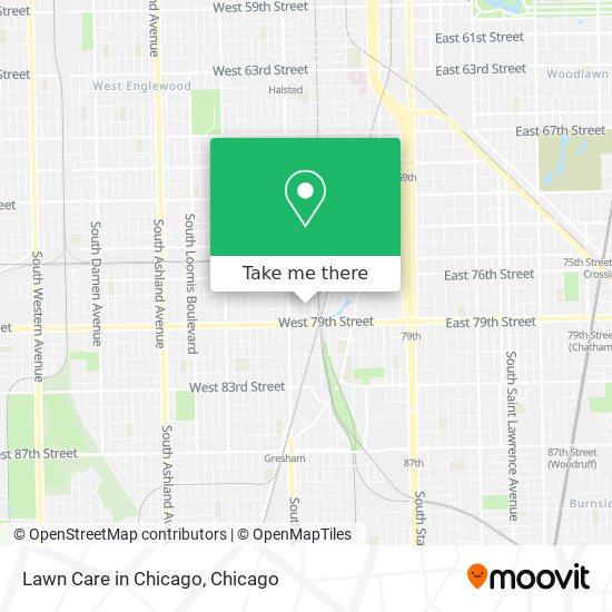 Mapa de Lawn Care in Chicago