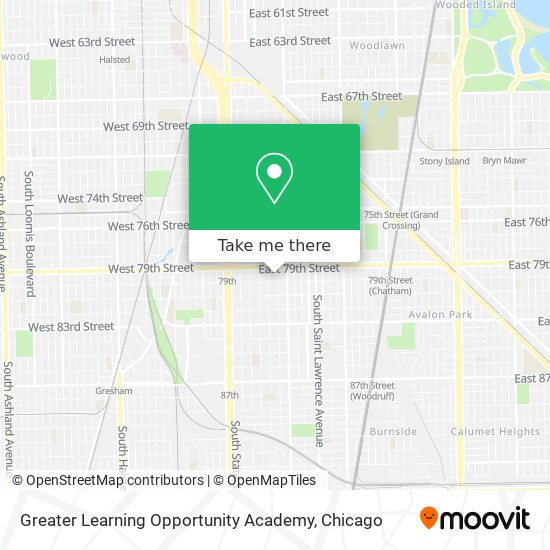 Greater Learning Opportunity Academy map