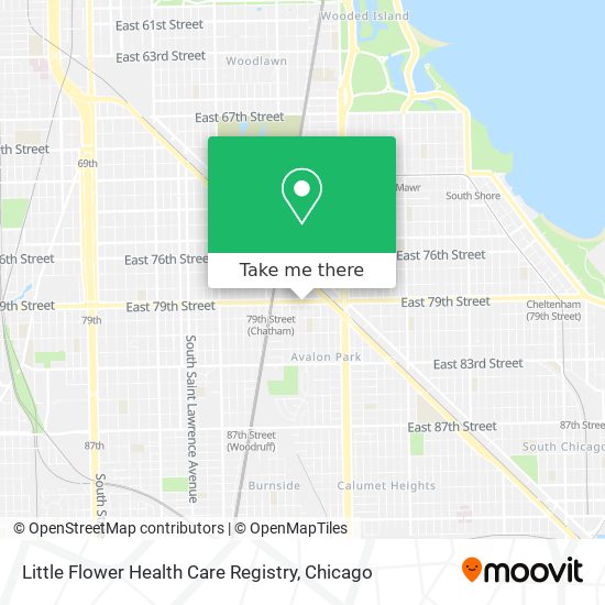 Little Flower Health Care Registry map