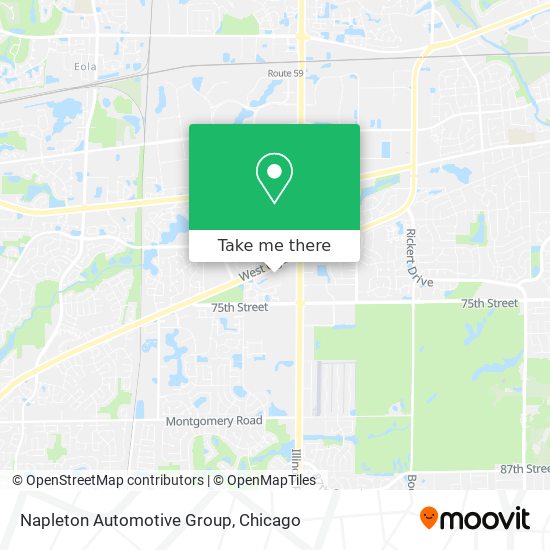 Napleton Automotive Group map