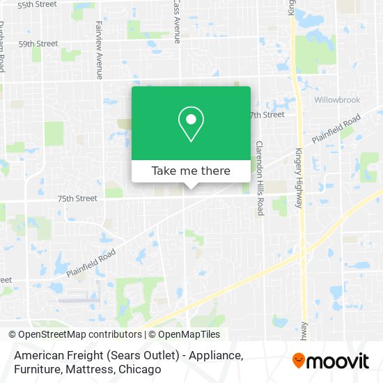 American Freight (Sears Outlet) - Appliance, Furniture, Mattress map