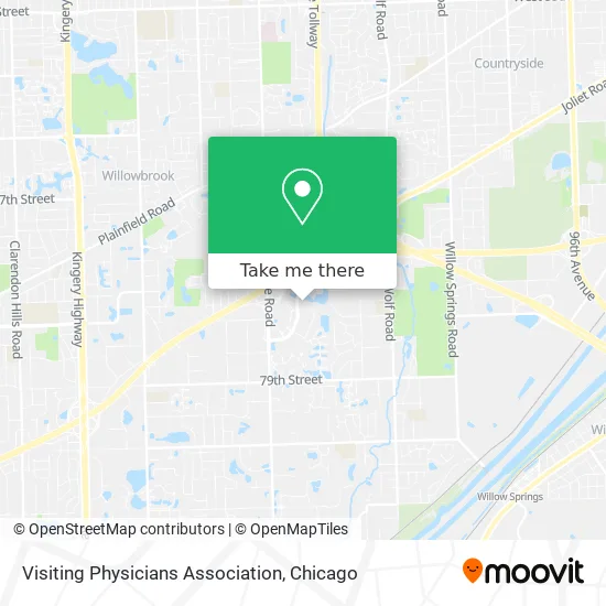 Visiting Physicians Association map