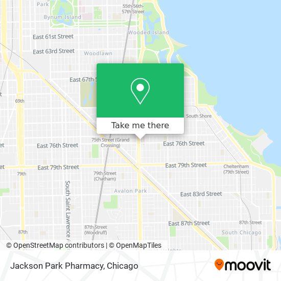 Jackson Park Pharmacy map