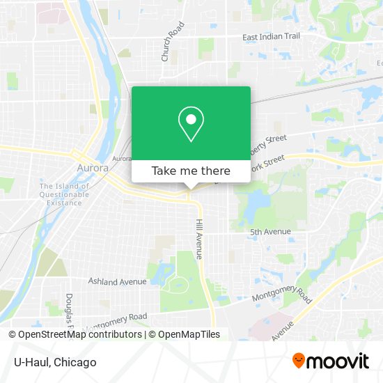 U-Haul map