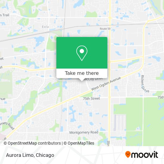 Aurora Limo map