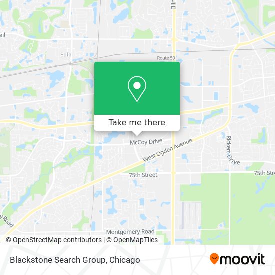 Blackstone Search Group map