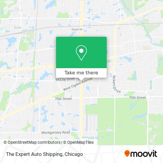 The Expert Auto Shipping map