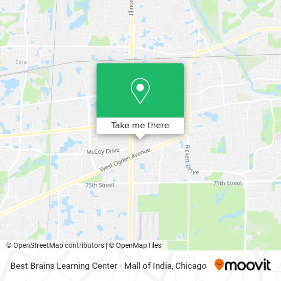 Best Brains Learning Center - Mall of India map