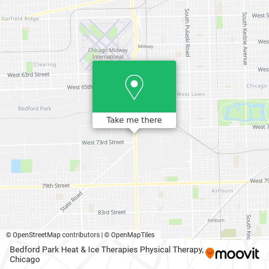 Mapa de Bedford Park Heat & Ice Therapies Physical Therapy