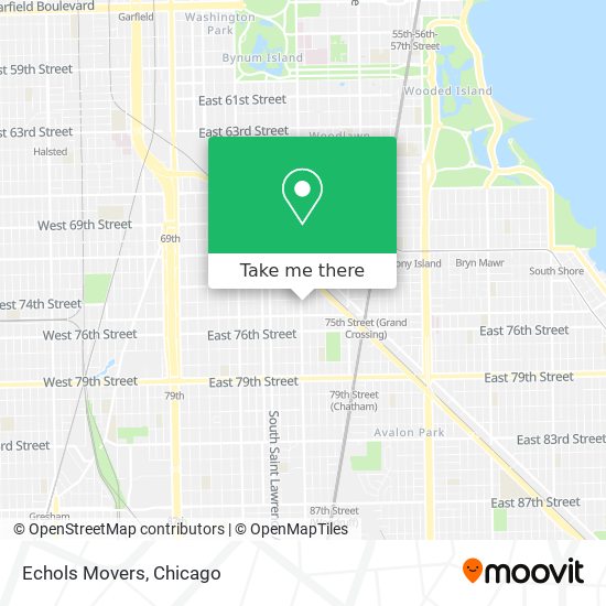 Echols Movers map