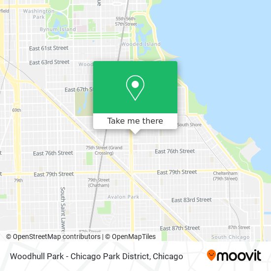 Woodhull Park - Chicago Park District map