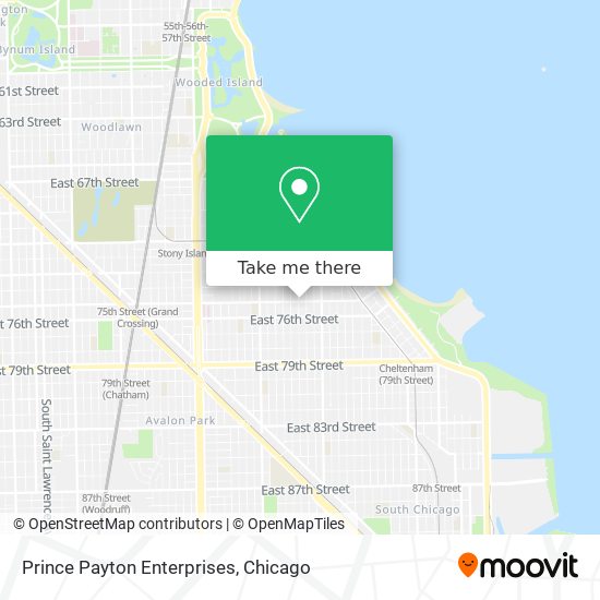 Prince Payton Enterprises map