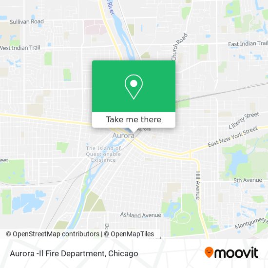 Mapa de Aurora -Il Fire Department
