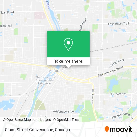 Claim Street Convenience map