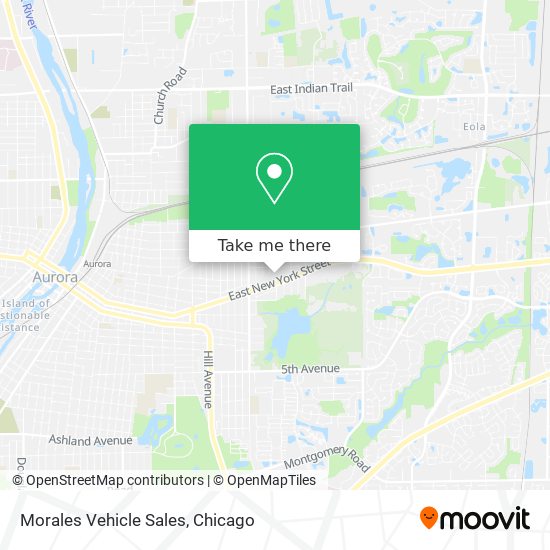 Morales Vehicle Sales map