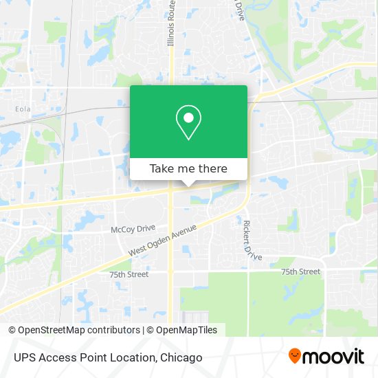 Mapa de UPS Access Point Location