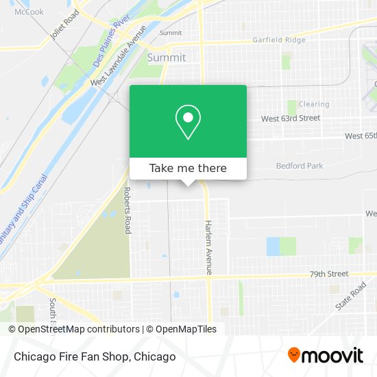 Mapa de Chicago Fire Fan Shop