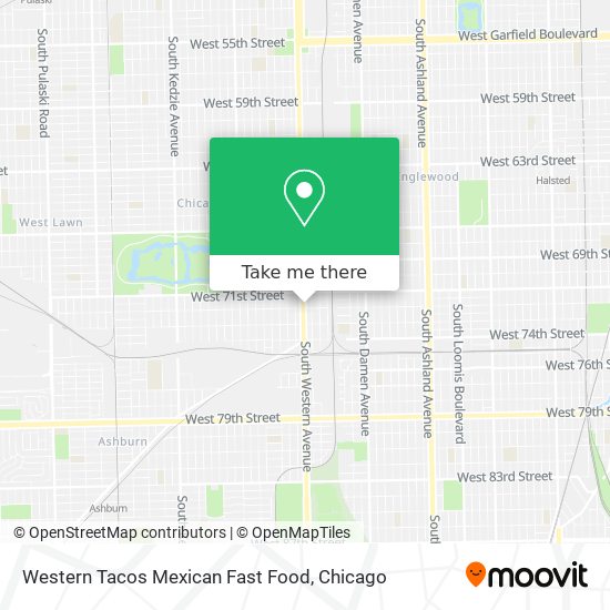 Western Tacos Mexican Fast Food map