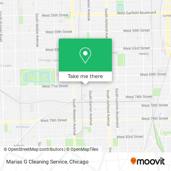 Marias G Cleaning Service map