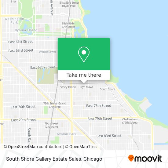 South Shore Gallery Estate Sales map