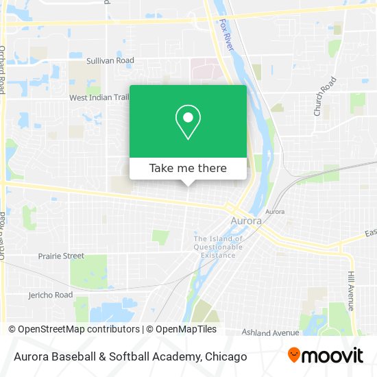 Aurora Baseball & Softball Academy map