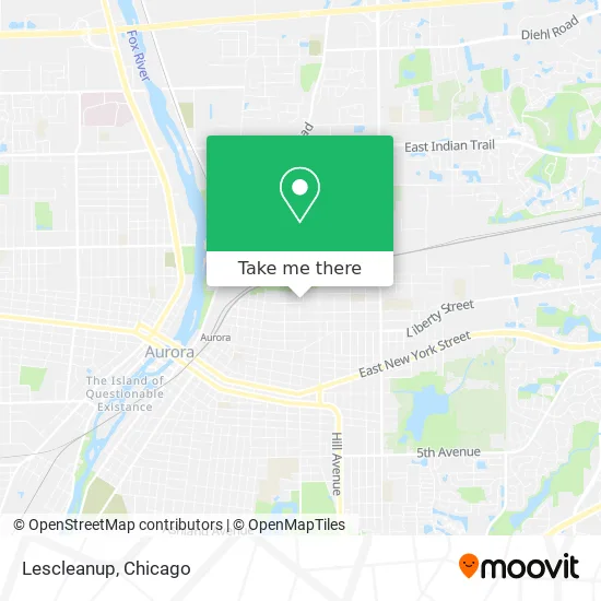 Lescleanup map