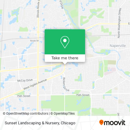 Mapa de Sunset Landscaping & Nursery