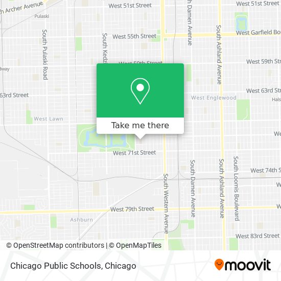 Chicago Public Schools map