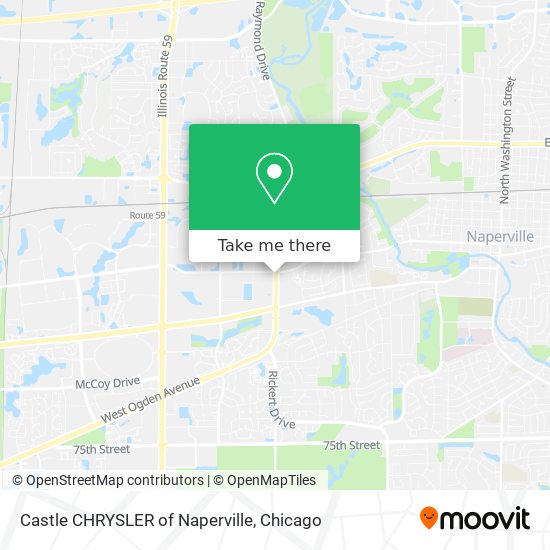 Mapa de Castle CHRYSLER of Naperville