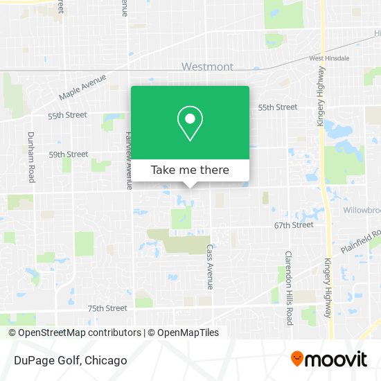 DuPage Golf map